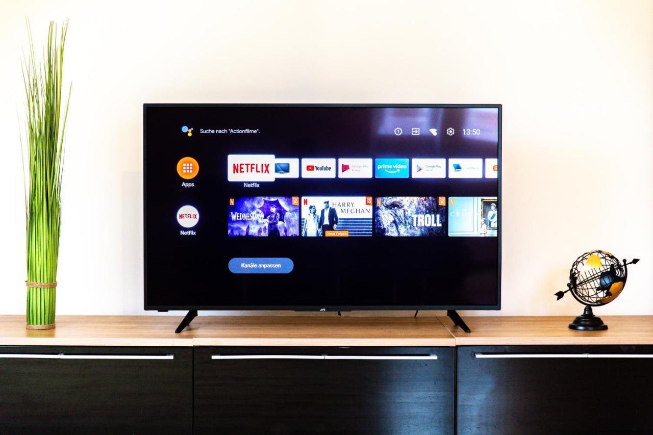 Moderne Dachgeschosswohnung - Parkplatz - Netflix Coburg Exteriér fotografie